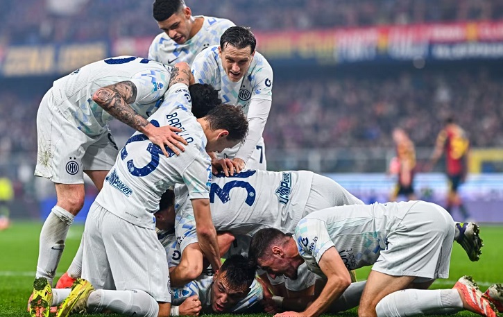 Inter pakte drie cruciale punten en klom naar de koppositie